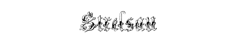 Strelsau font preview