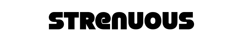 Strenuous font preview