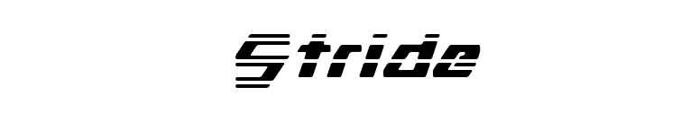 Stride font preview
