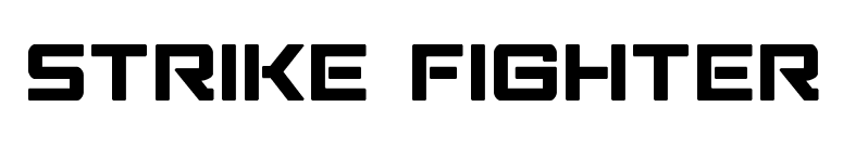 Strike Fighter font preview