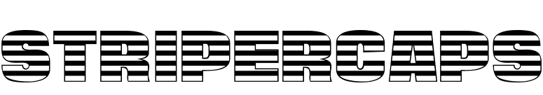 StriperCaps font preview