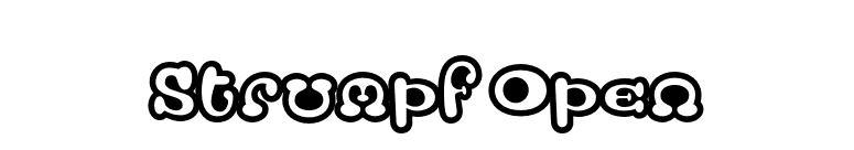 Strumpf Open font preview