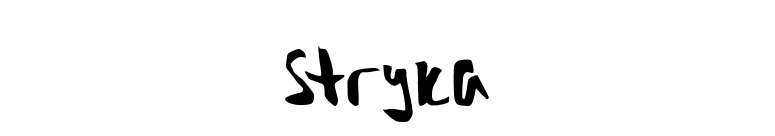 Stryka font preview