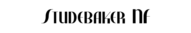 Studebaker NF font preview