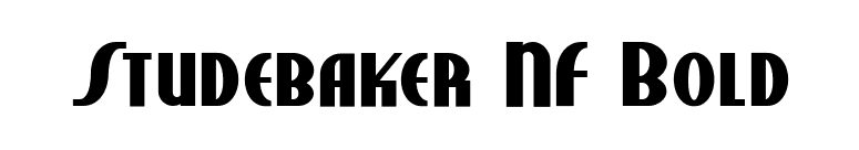 Studebaker NF Bold font preview