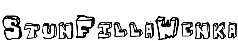 StunFillaWenka font preview