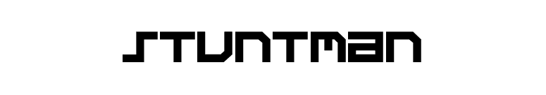 Stuntman font preview