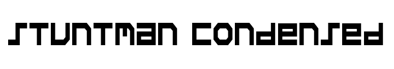 Stuntman Condensed font preview