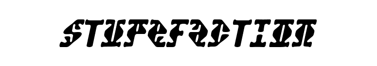 Stupefaction font preview