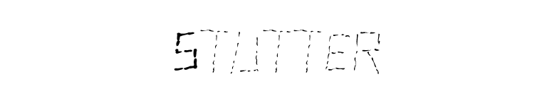Stutter font preview