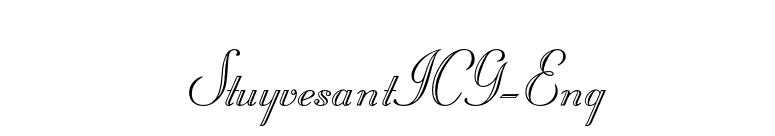 StuyvesantICG-Eng font preview