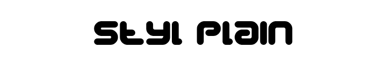 Styl Plain font preview