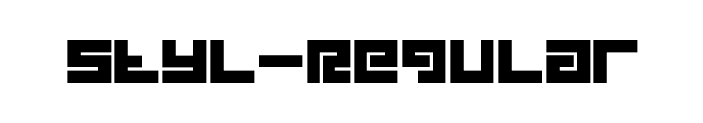Styl-Regular font preview