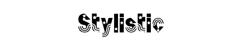 Stylistic font preview