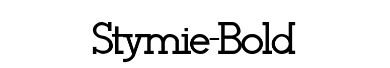 Stymie-Bold font preview
