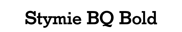 Stymie BQ Bold font preview