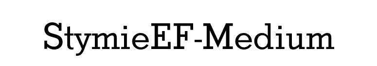 StymieEF-Medium font preview