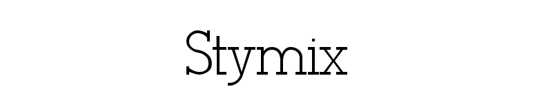 Stymix font preview