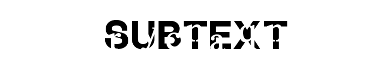 Subtext font preview