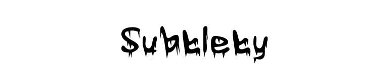 Subtlety font preview