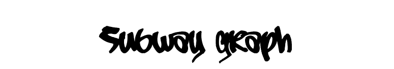Subway graph font preview