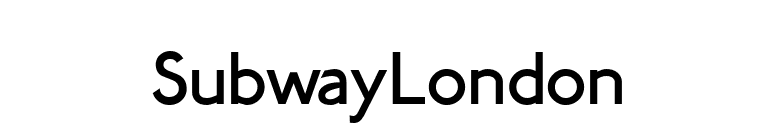 SubwayLondon font preview