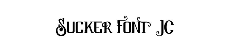 Sucker Font JC font preview