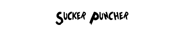 Sucker Puncher font preview