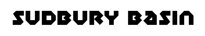 Sudbury Basin font preview
