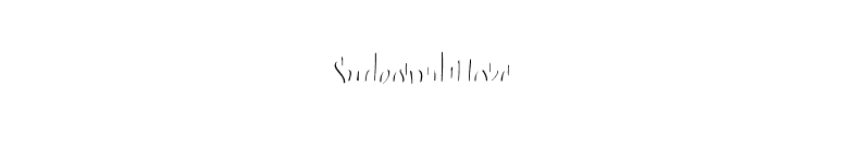 SudegnakNo3c font preview