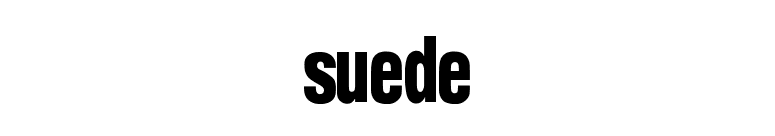 suede font preview