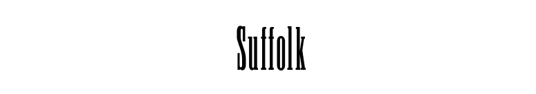 Suffolk font preview