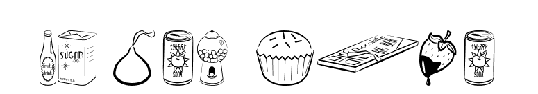 Sugar Coma font preview