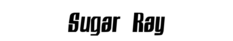 Sugar Ray font preview