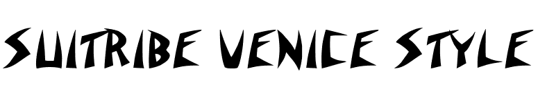 Suitribe Venice Style font preview