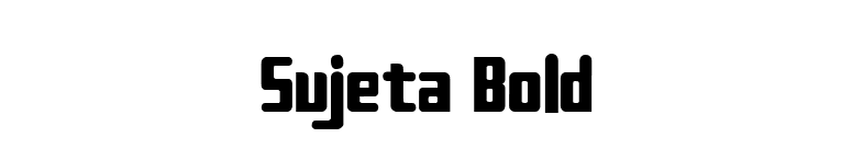 Sujeta Bold font preview