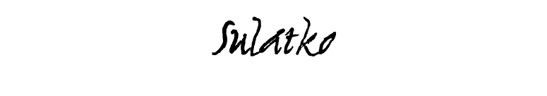 Sulatko font preview