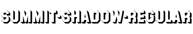 Summit-Shadow-Regular font preview