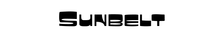 Sunbelt font preview