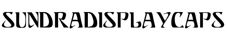 SundraDisplayCaps font preview