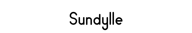 Sundylle font preview