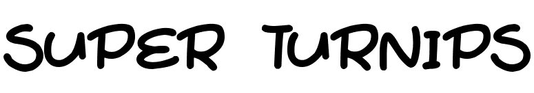 Super Turnips
 font preview