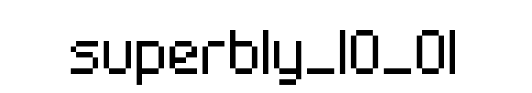 superbly_10_01 font preview