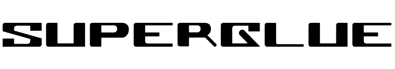 Superglue font preview