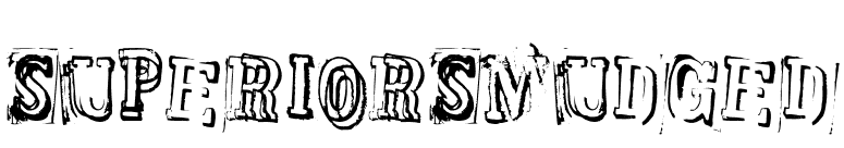 SuperiorSmudged font preview