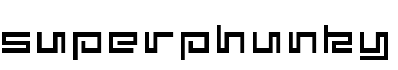 superphunky font preview