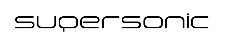 supersonic font preview