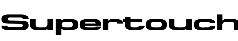 Supertouch font preview
