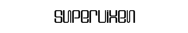 Supervixen font preview
