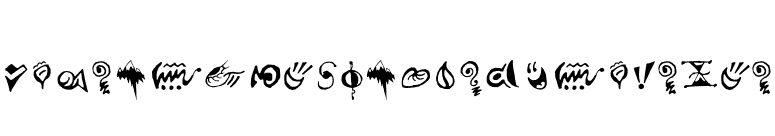 SuRealDingbats-VolumeOne font preview